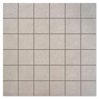 Mosaik Klinker <strong>Leman</strong>  Lysegrå Mat 30x30 (5x5) cm